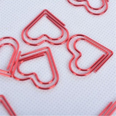 heart shape paper clips