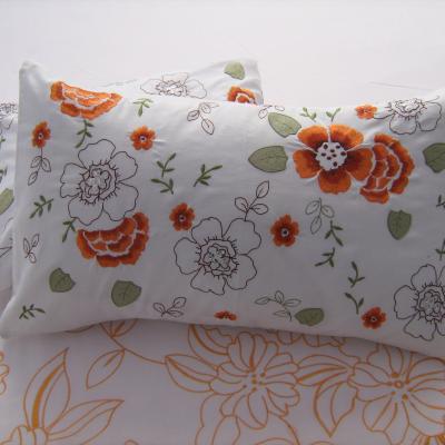 Embroidered cushion cover