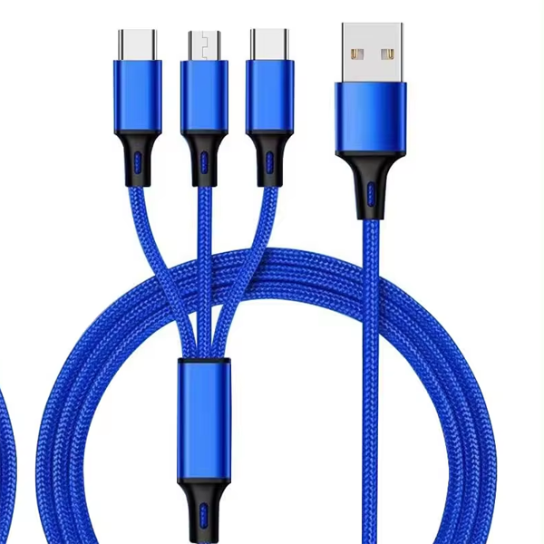  Nylon Braided 1.2m 4ft 3A Super Fast Charger Transfer