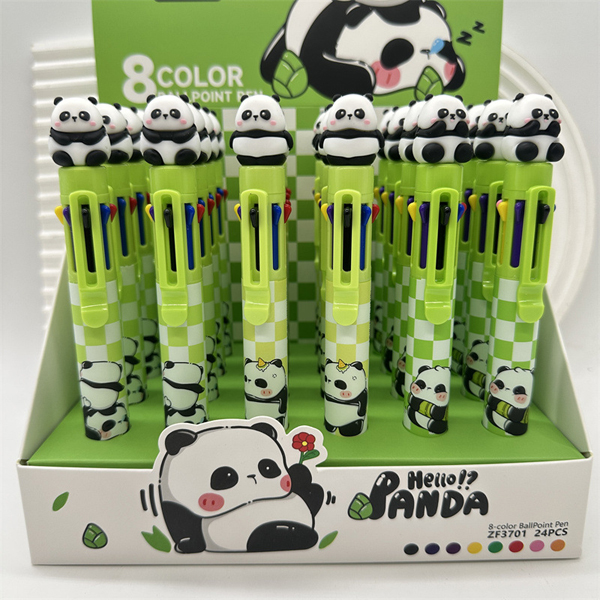 8 in 1 cute Panda, Cat's claw, Cute Crocidile  ballpoint pen