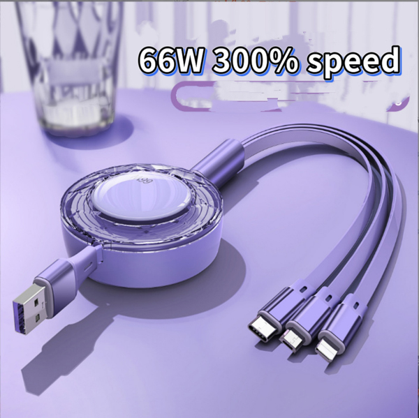 66W 3 IN 1 SUPER CABLE CHARGER